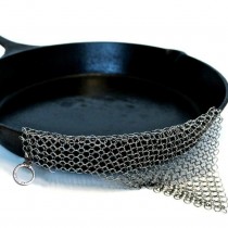 The Ringer - The Original Stainless Steel Cast Iron Cleaner, Patented XL 8x6 inch Design